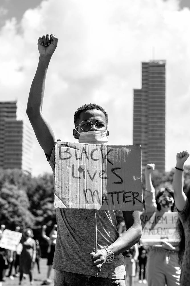 Black lives matter protest